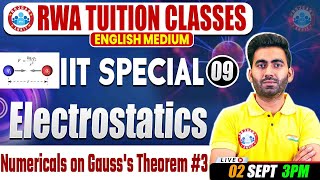 IIT 2025  IIT Special Physics Class  Electrostatics Numericals on Gausss Theorem By Manish Sir [upl. by Melmon685]