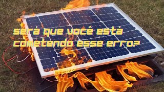 ENERGIA SOLAR Será que você está cometendo esse erro [upl. by Buerger46]