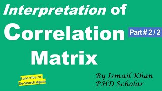 Correlation Matrix through Gretl software Part 22 [upl. by Bartholomeo]