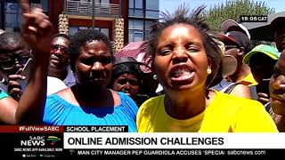 Online Admissions  Gauteng schools placement period extended as tempers flare [upl. by Ysdnil912]