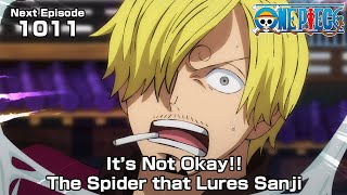 ONE PIECE episode1011quotIt’s Not Okay The Spider that Lures Sanjiquot [upl. by Yerhcaz]