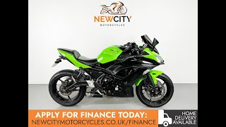 Kawasaki Ninja 650 Green 10767 Miles Used [upl. by Egide830]