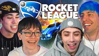 JUGANDO 2 VS 2 EN ROCKET LEAGUE CON THIAGO CARRERA Y SPREEN [upl. by Darcia]