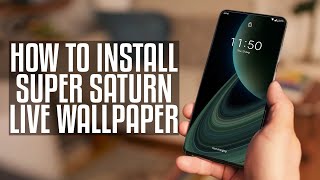 How to Install MIUI 12 Super Wallpaper  Super Saturn Live Wallpaper [upl. by Yssirhc964]