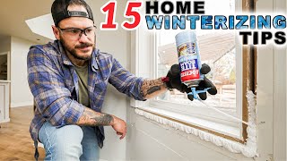 Top 15 Home Winterizing Tips to Save You Money [upl. by Ethelda]