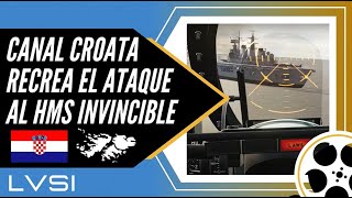 Croacia ya sabe del HMS Invincible  MALVINAS [upl. by Adnohsad]