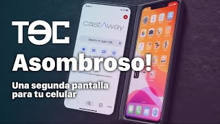 Asombroso Una segunda pantalla para tu celular [upl. by Skyla]