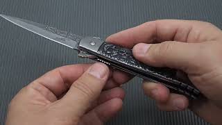 PK104 One Hand Knife Semiautomatic  Pocket Knife [upl. by Akihsal]