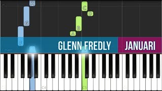 Glenn Fredly  Januari EASY Piano Tutorial [upl. by Akcirehs]