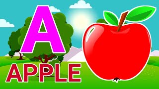 A for apple  अ से अनार  abcd  phonics song  a for apple b for ball c for cat  abcd song  abcde [upl. by Ahsinom]