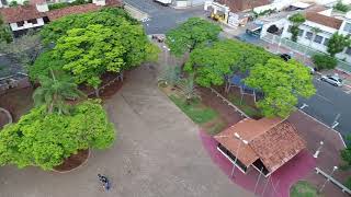 Drone Praça Getuúio Vargas AraguariMG [upl. by Nahtanoj]