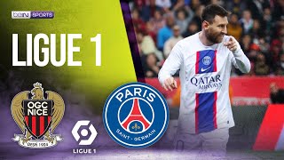 Nice vs PSG  LIGUE 1 HIGHLIGHTS  04082023  beIN SPORTS USA [upl. by Nemrak]