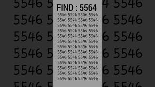 Trace out the position of 5564 in 5 seconds fyp fypシ゚viral fypシ゚ iq shorts [upl. by Agretha]