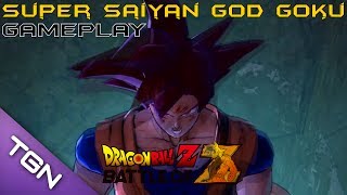 Dragon Ball Z Battle of Z  Super Saiyan God Goku [upl. by Simonetta]