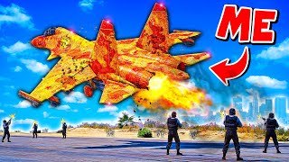 I Found ABANDONED Enemy Fighter Jet And STOLE IT GTA 5 [upl. by Etnor]