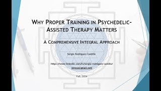 Why Proper Training in PsychedelicAssisted Therapy Matters [upl. by Lanae]