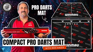 WINMAU COMPACT PRO PORTABLE DARTS MAT REVIEW WITH MAX HALEY [upl. by Loggia]