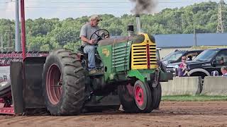 Antique Tractor Pulling at the Carroll County Fair [upl. by Ahseiyn711]