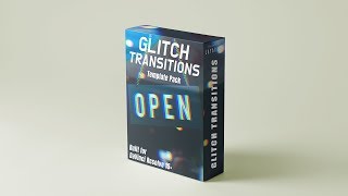 Glitch DaVinci Resolve Transitions Pack [upl. by Prudi]