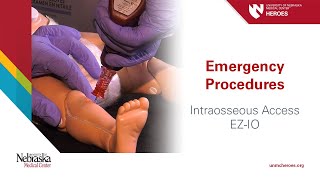 Emergency Procedures Intraosseous Access  EZIO [upl. by Neit]