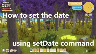 How to set the date in Dinkum using commands [upl. by Sena752]