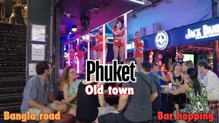 Phuket Old Town amp Bangla road nightlife 2024 Thailand [upl. by Hillinck184]