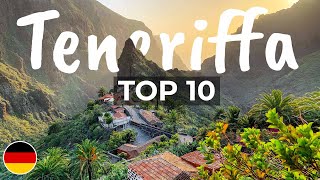 Teneriffa Spanien TOP 10 Sehenswürdigkeiten [upl. by Acirrej]