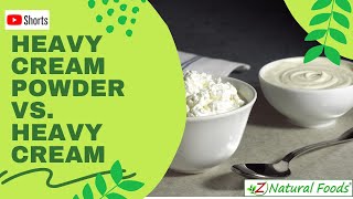 Heavy cream powder vs heavy cream  The difference shorts [upl. by Eelanej]