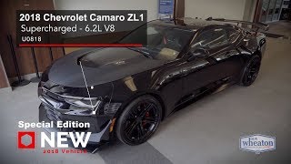 2018 Chevrolet Camaro ZL1 SUPERCHARGED  650 HORSEPOWER  Walkaround [upl. by Diaz]