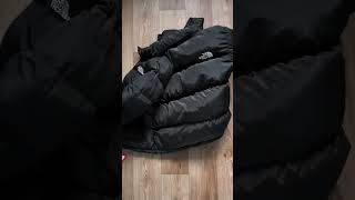 Пуховик чорний The North Face 700 orhideiashop [upl. by Husch]