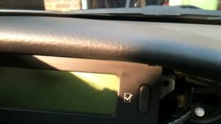 Citroen C5 central LCD display unit replacement 2002 model HDi 22 [upl. by Warton]