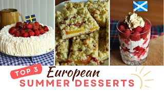 3 European fruit desserts you NEED to make this summer [upl. by Rodd]