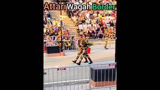 Attari Wagah Border Parade Wagah Border BSF Parade Attari Border shorts attari wagahborder [upl. by Buck]