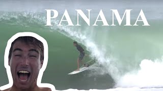 Huge Barrels In Panama  Pros Take Over Bocas del Toro [upl. by Yremrej]