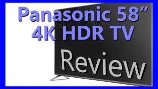 Panasonic 4K HDR TV Review TX58DX700B [upl. by Accire]