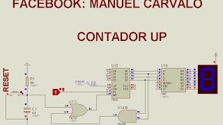 CONTADOR UP DOWN PARTE 1 74LS193 [upl. by Mirelle997]