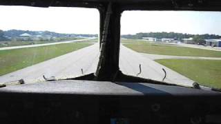 DC3 Takeoff from Cockpit [upl. by Rodi]