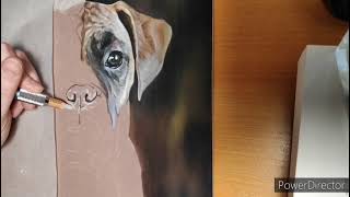 Truffe de chien au pastel sec [upl. by Morganica301]