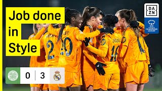 HIGHLIGHTS  Celtic FC vs Real Madrid CF  UEFA Womens Champions League 202425 [upl. by Papageno952]