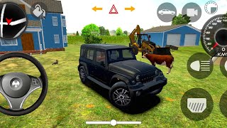 Indian Thar 4x4 car simulator game indian car simulator Game play 010Android car game [upl. by Anead]