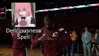 LEBRON JAMES SCREAM IF YOU LOVE BOCCHI THE ROCK [upl. by Ocko]