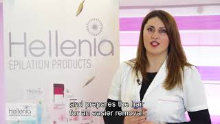 Hellenia Depilatory Wax Film Wax [upl. by Livvyy490]