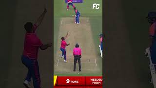 ICYMIStuart Binny almost took India over the finish line in a last over thriller against the UAE😱 [upl. by Eneroc27]