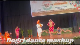 Dogri dance mashup at goonj gest Jammu university  live music regional folk dance of jammu❤️ [upl. by Ohara]