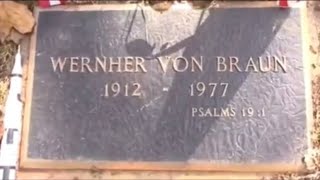 Wernher Von Braun Tombstone  NASA Scientist [upl. by Eadwina308]