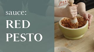 How to made red pesto with sundried tomatoes [upl. by Copeland]