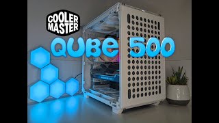 Coolermaster Qube 500  Case Review and Gaming PC build [upl. by Wallie]