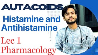 1 histamine  antihistamine and autocoids mbbs 2nd year pharmacology [upl. by Rosenberger786]