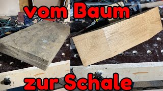 diy schale holz selber bauen [upl. by Ganny]