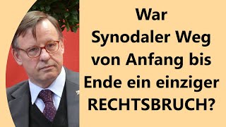 Bischof Oster platzt der Kragen Stellt infrage Rechtsbasis von Synodalen Weg Synodalen Ausschuss [upl. by Bresee]